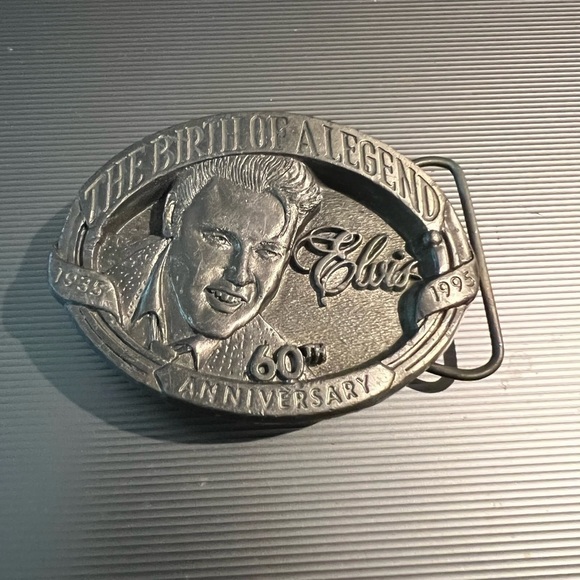 Elvis Presley Belt Buckle — The Birth of a Legend! - Picture 1 of 2